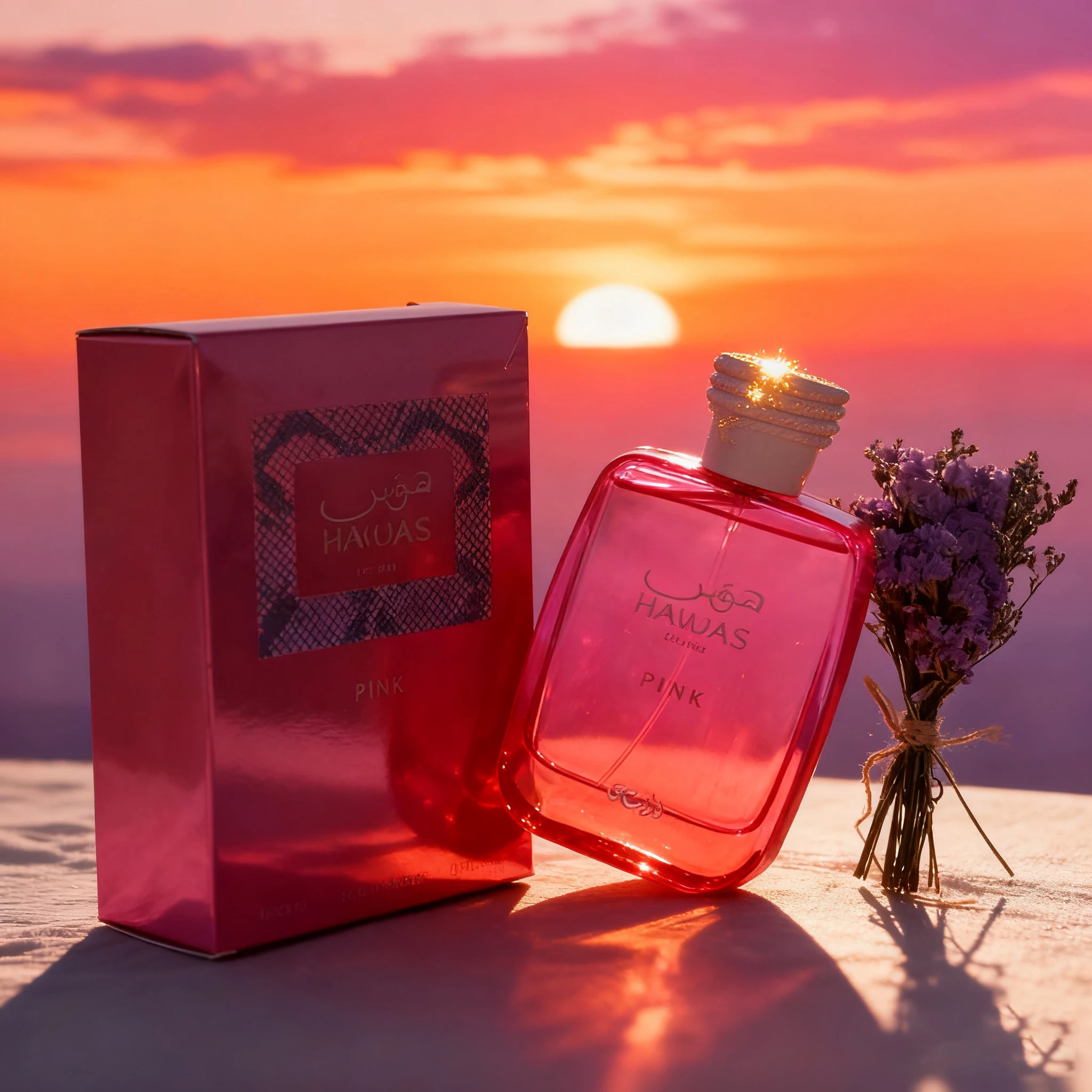 عطر RASASI Hawas الوردي الملطخ بخاخ نسائي عطر ذواقة متين عطر كولونيا نسائي، عطر يدوم طويلاً، مناسب #1