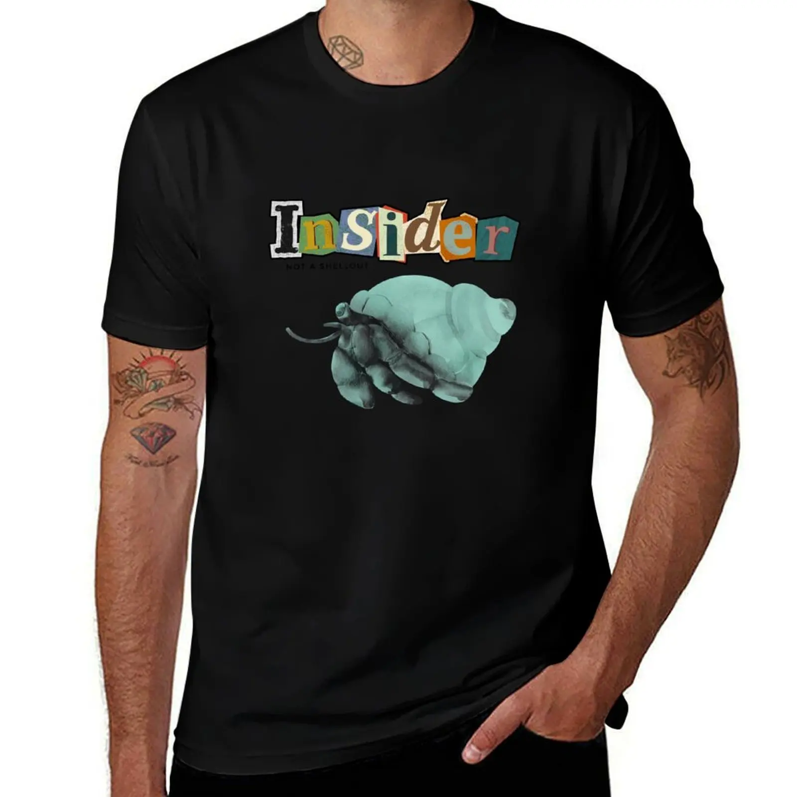 

Insider Hermit Crab T-Shirt quick drying Anime t-shirt street wear quick-drying mens graphic t-shirts big and tall