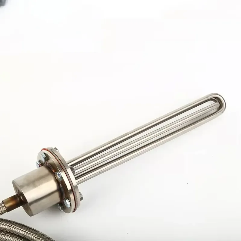 380V Submersible Immersion Heating Element Rod for Industrial Water Tanks, Oil Tanks