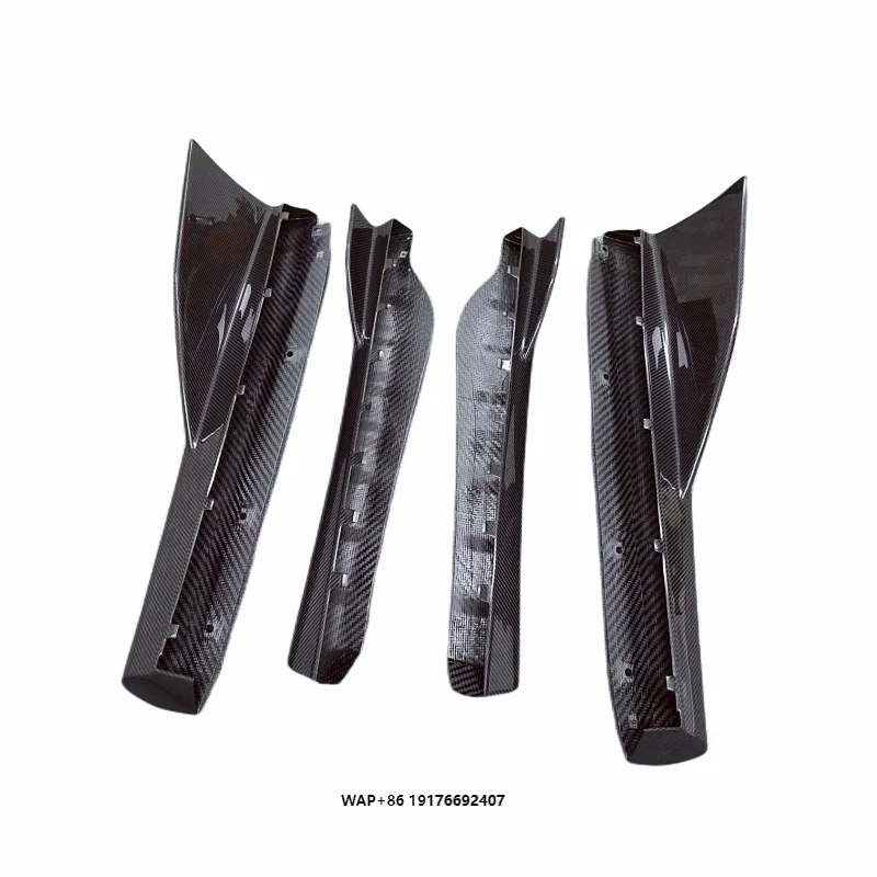 

For McLaren 540C 570S Upgrade to 600LT Style Dry Carbon Fiber Side Skirt Body Kit Front Bumper Rear Spoiler