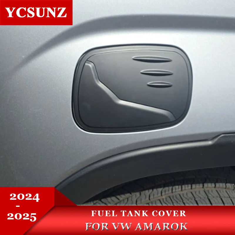 

Matte Black Fuel Tank Cover For VW Amarok 2024 2025 2026 Pickup Truck Car Accessories