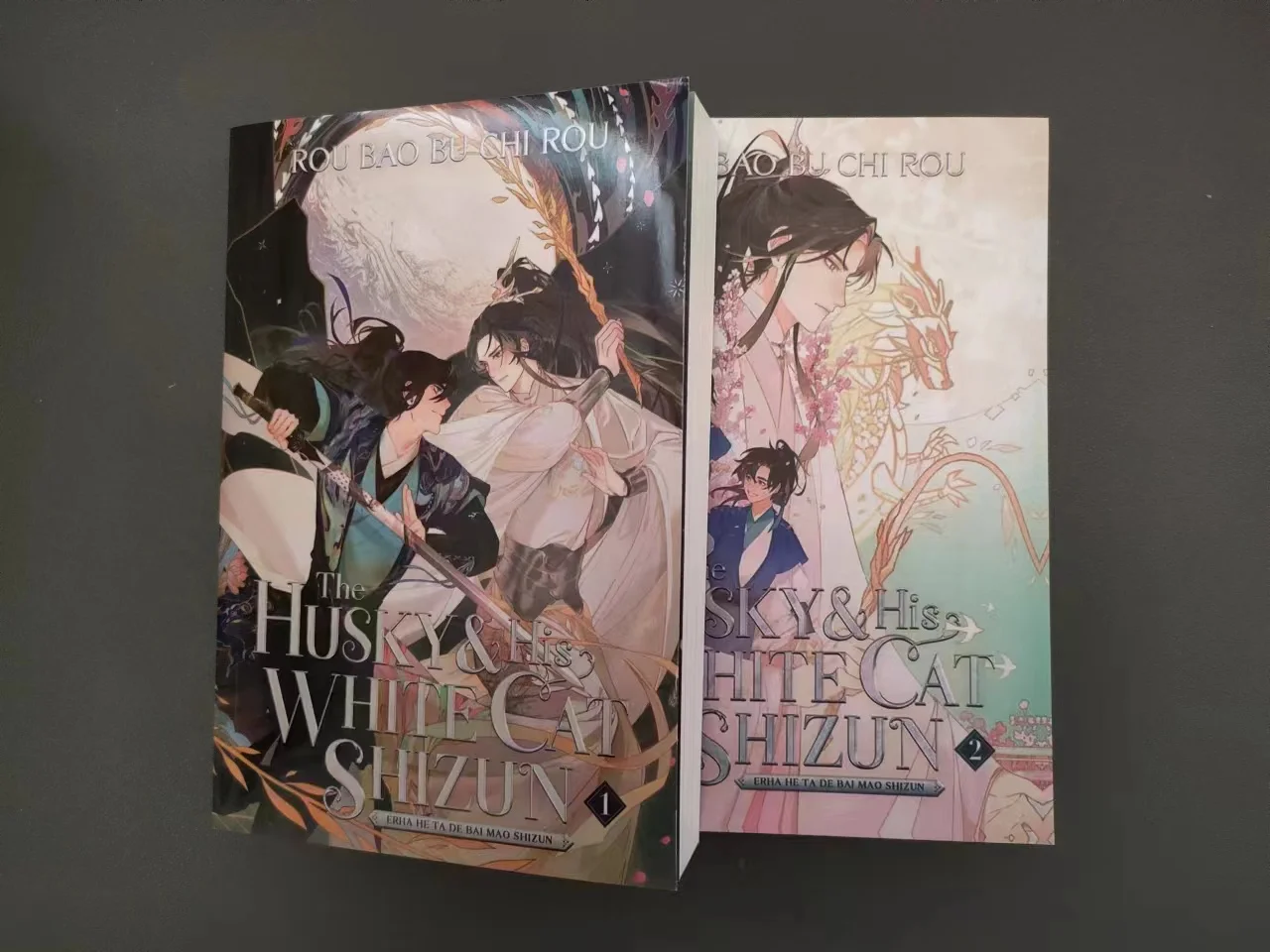 The English version of The Husky and His White Cat Shizun Volume1+2 Cartoon Manga Fantasy Fairy Xia Gay Romance Novels Books