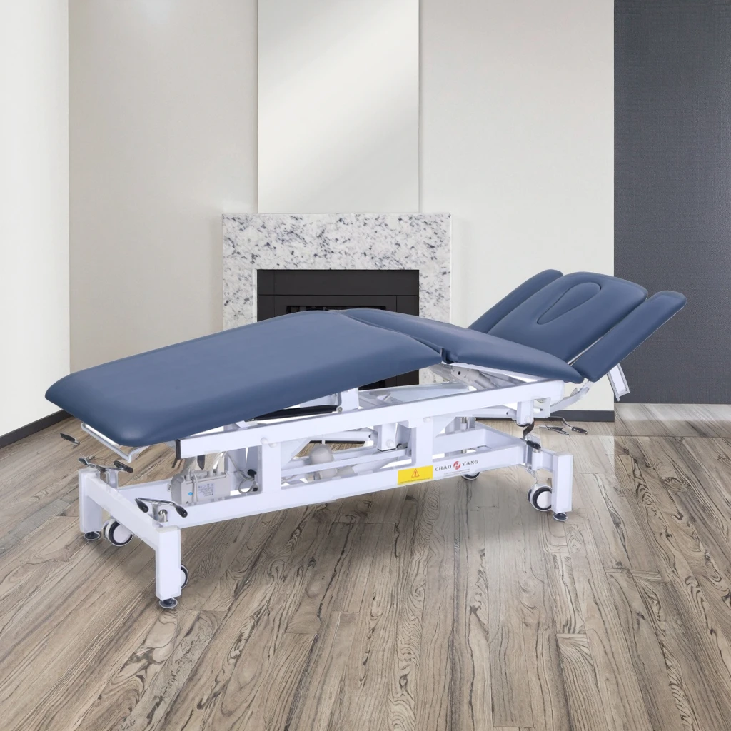 

Trendelenburg Osteopathy Chiropractic Motorised Height Regulation 5 Section Top Massage Table Tilt Living Room Bedroom Metal