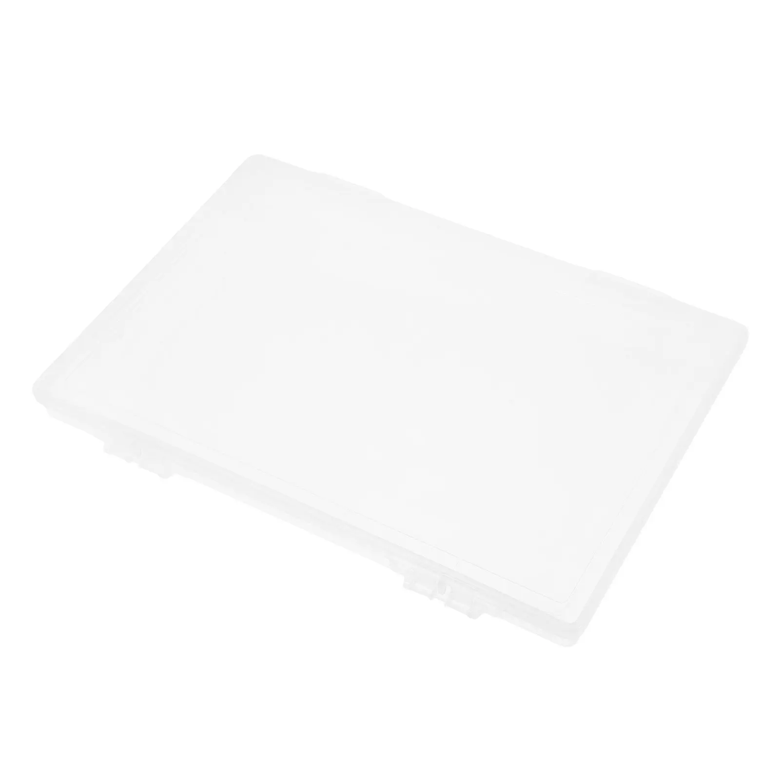 

Clear PP Plastic File Box with Lid Transparent Document Storage Organizer for Office Home Travel Photo Magazine Paper Protection