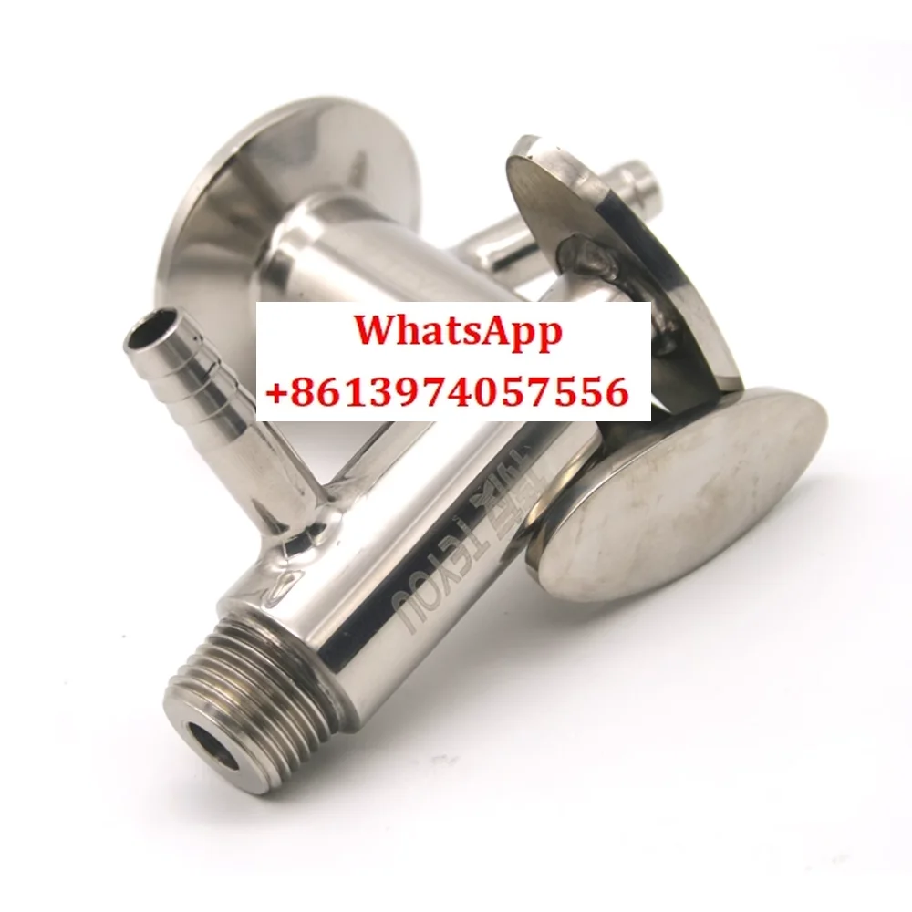 

304 Stainless Steel Sampling Valve Threaded 4-point/Sanitary DN15 Valve Sterile Outer Wire Valve