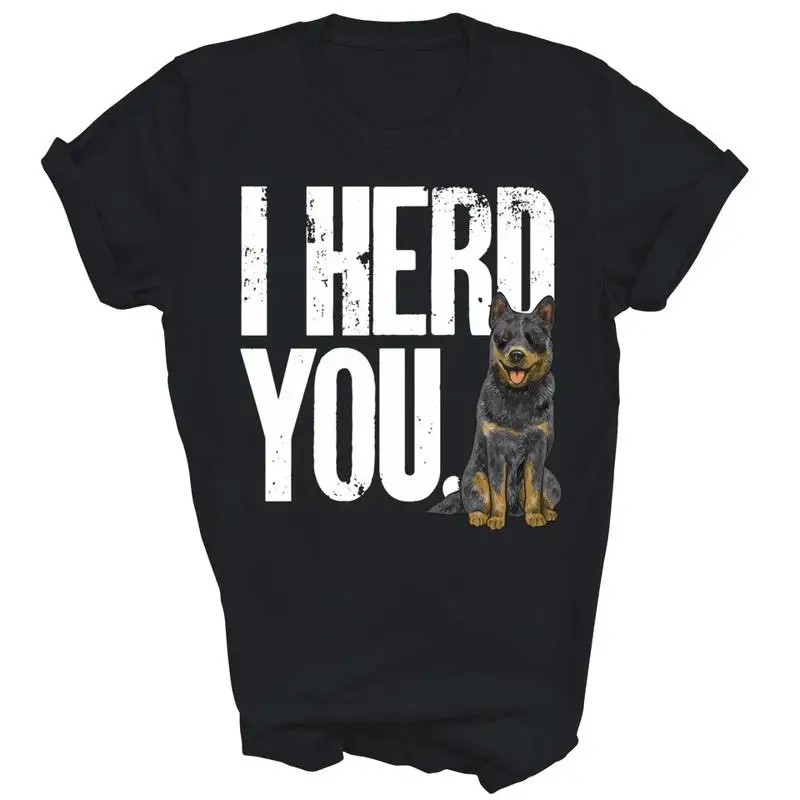 I Hero You Australian Cattle Dog Smiling Logo T-Shirt