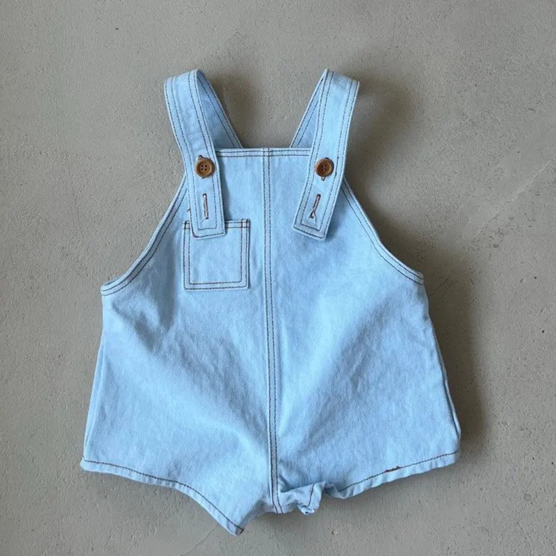 

Boys overalls shorts children's jeans summer new girls' fashionable polka dot shorts