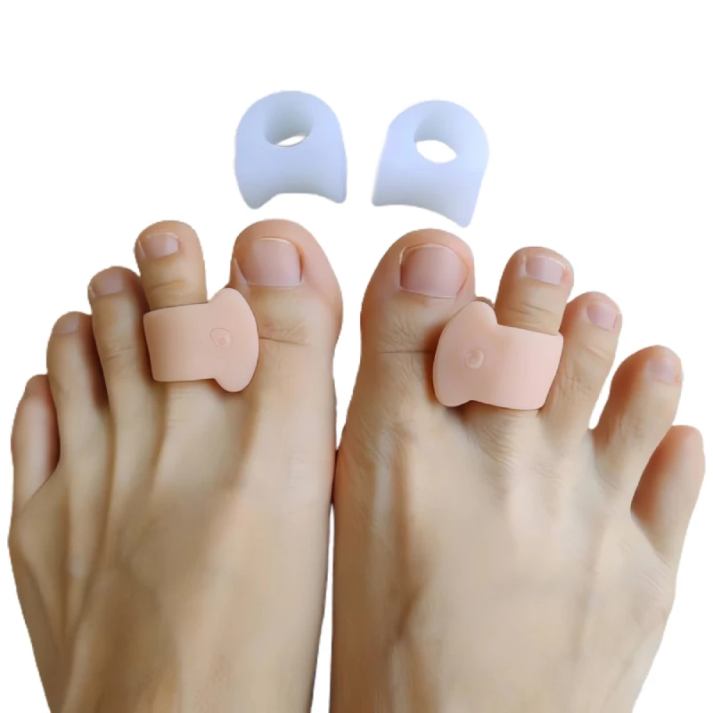 

30pieces=15pairs Thumb Bone Orthotic Separators Silicone Hammer Toe Corrector Feet Care Splitter Orthotic Gel Straightener