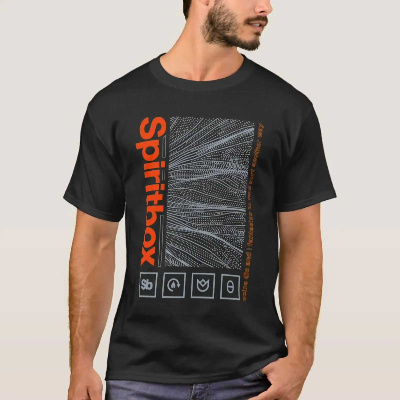 Spiritbox Genres Post1306png1306 T Shirt vintage Washed Slightly designer clothes Soft graphic Versatile Casual streetwear