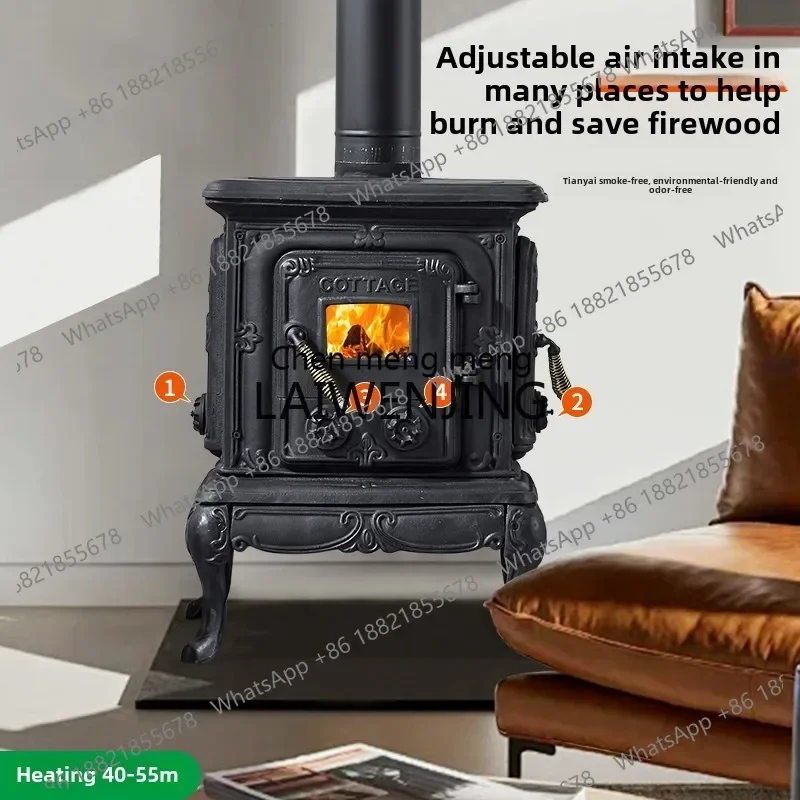 z189 cast iron fireplace household living room decoration independent rural self-built wood-burning stove