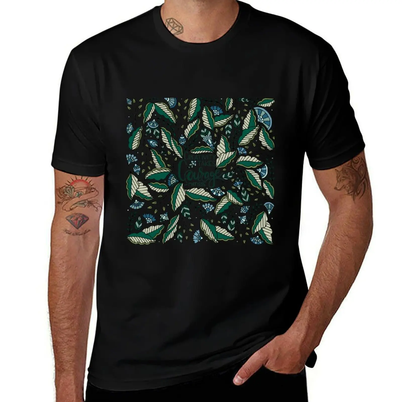 

Creativity Takes Courage || Modern Lettering || Quote T-Shirt t shirts for man cotton t shirts for man pack cotton
