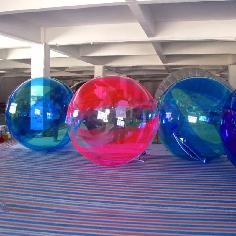 Wasser-Walking-Ball, 2,5 m Durchmesser, klarer aufblasbarer Wasser-Zorb-Ball, riesiger Hamster-Blasenball, Wasserballon-Tanzball – Detail 1