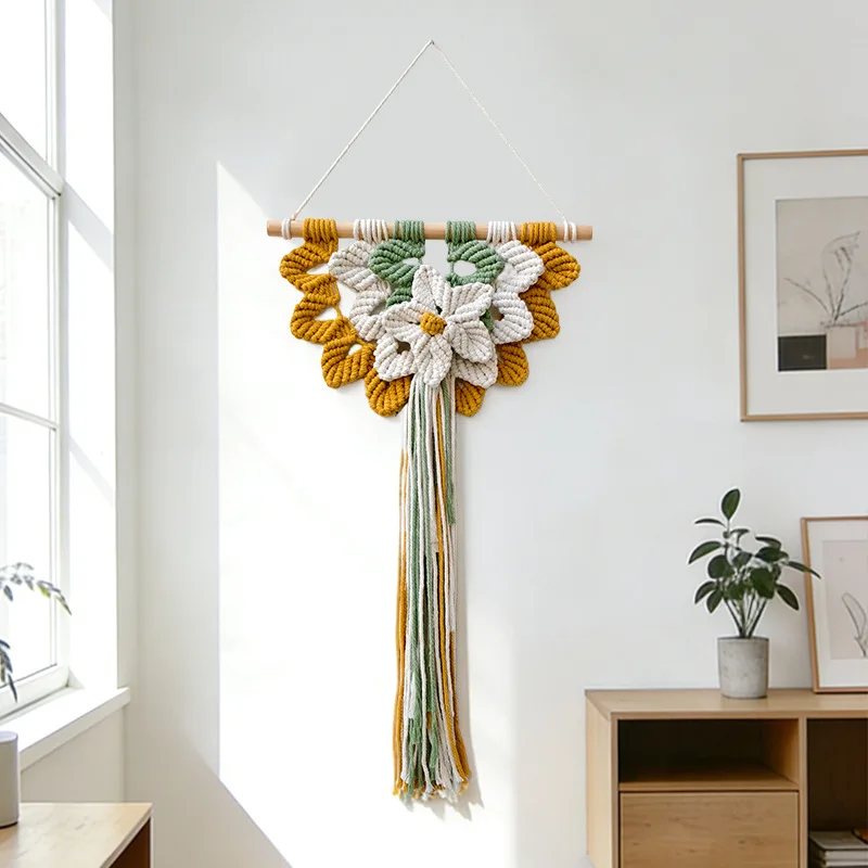 Woven Wall Hanging Boho Geomet - đánh giá và giá Art And Craft For Nursery