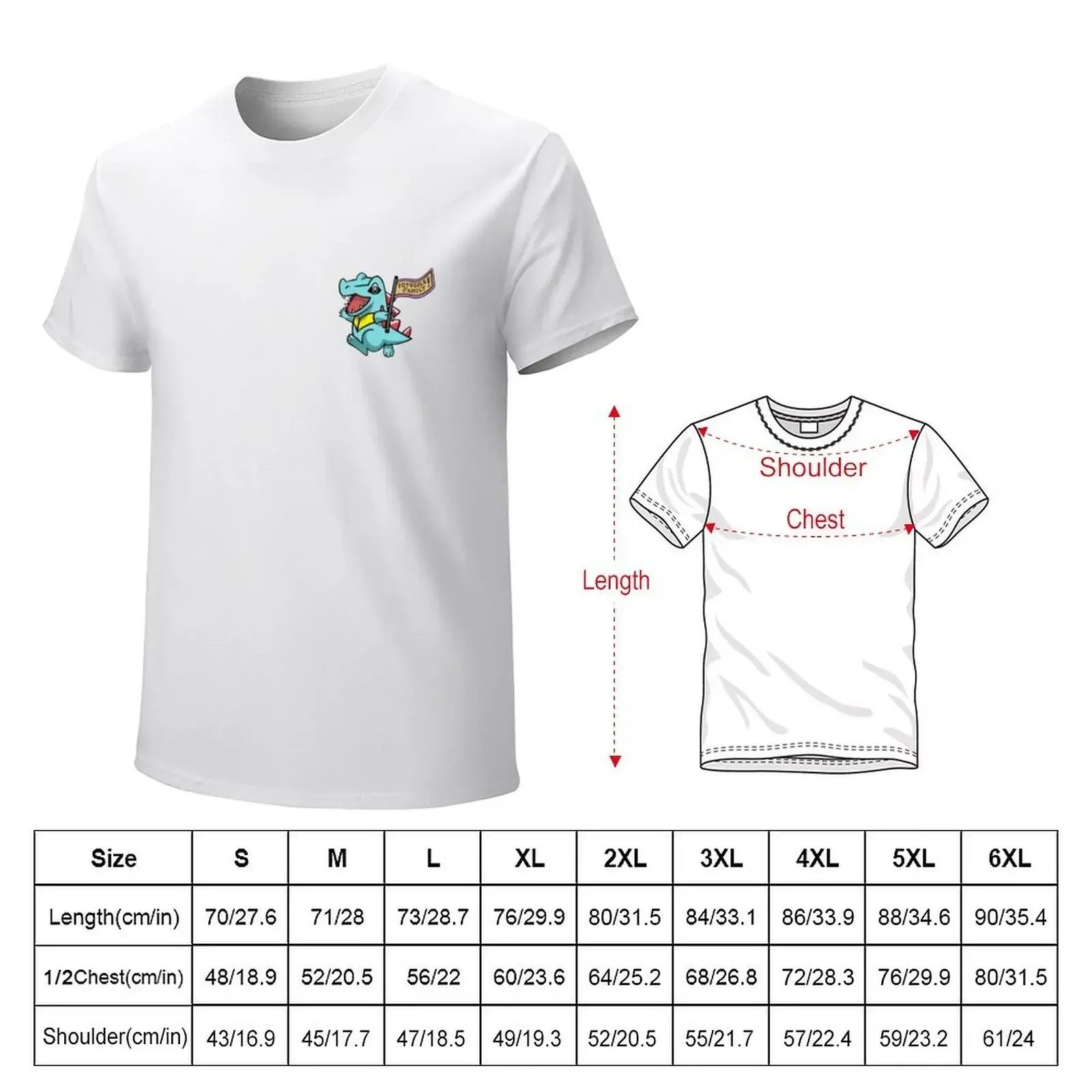 Totodile Family VSA T-shirt customizeds quick-drying tops mens clothing