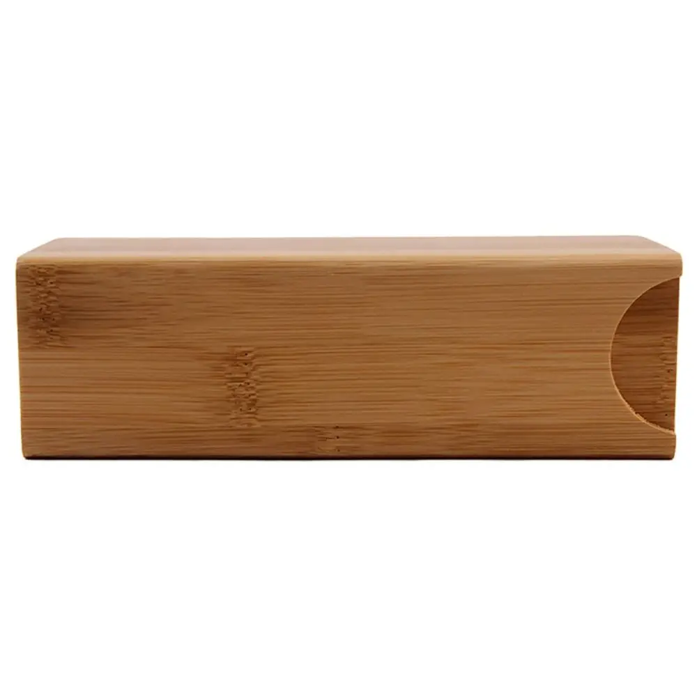 

Portable Pressure-resistant Bamboo Glasses Box Wooden Without Glasses Sunglasses Storage Box Square Sunglasses Box Men