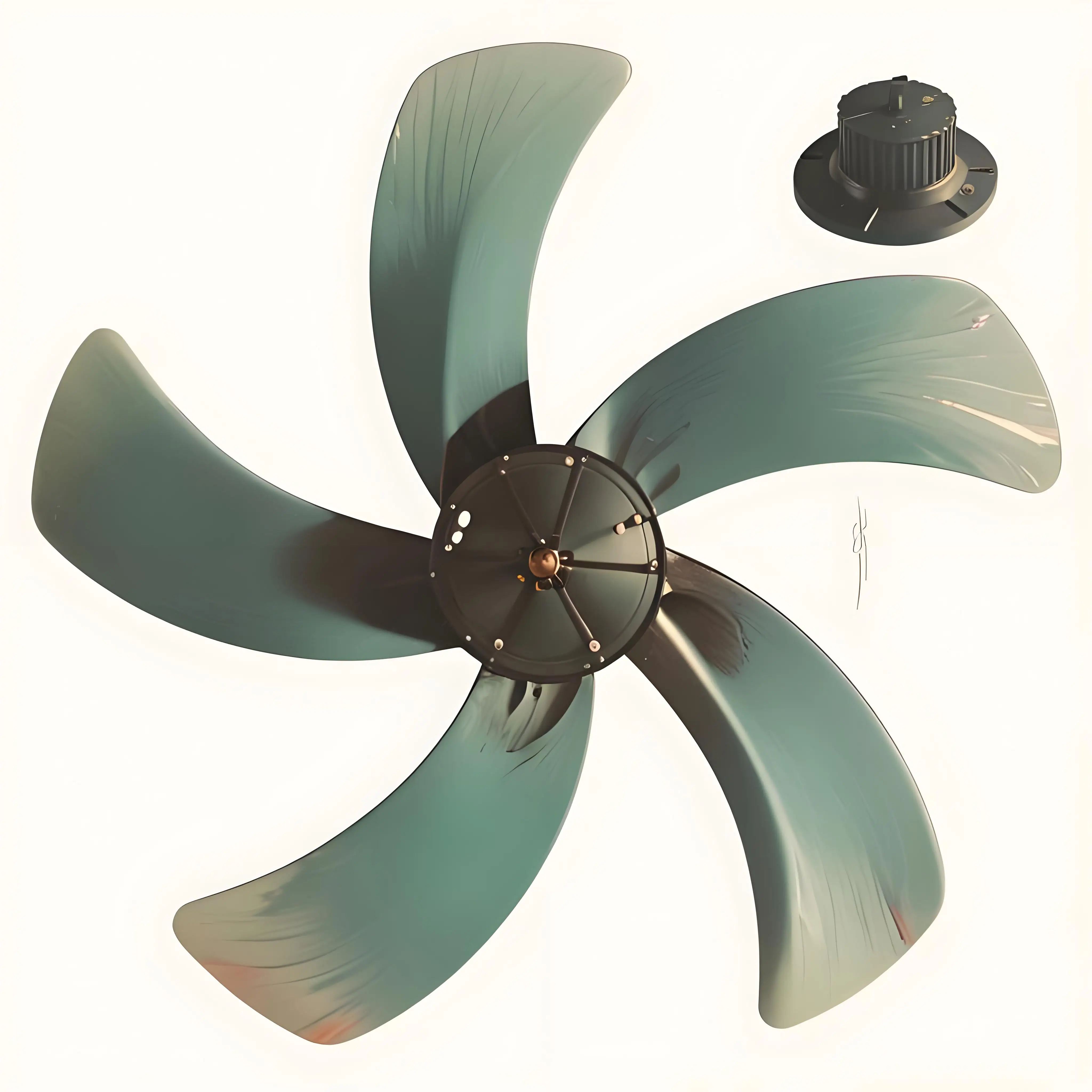 

Лопасть вентилятора 14/16 дюймов, 4/5/7 листьев с гайкой, крышка для вентилятора на пьедестале, стол, обустройство дома, аксессуары для электрооборудования, потолочный вентилятор