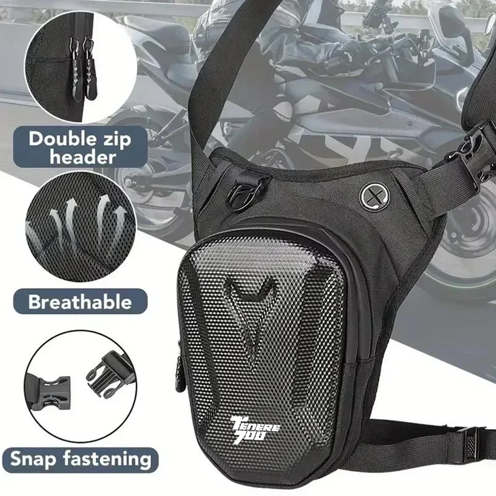 For YAMAHA TENERE 700 Tenere700 XTZ 700 T700 2020 2021 Motorcycle Leg Side Bag EVA Hard Shell Outdoor Waist Bags Phone Purse Hip