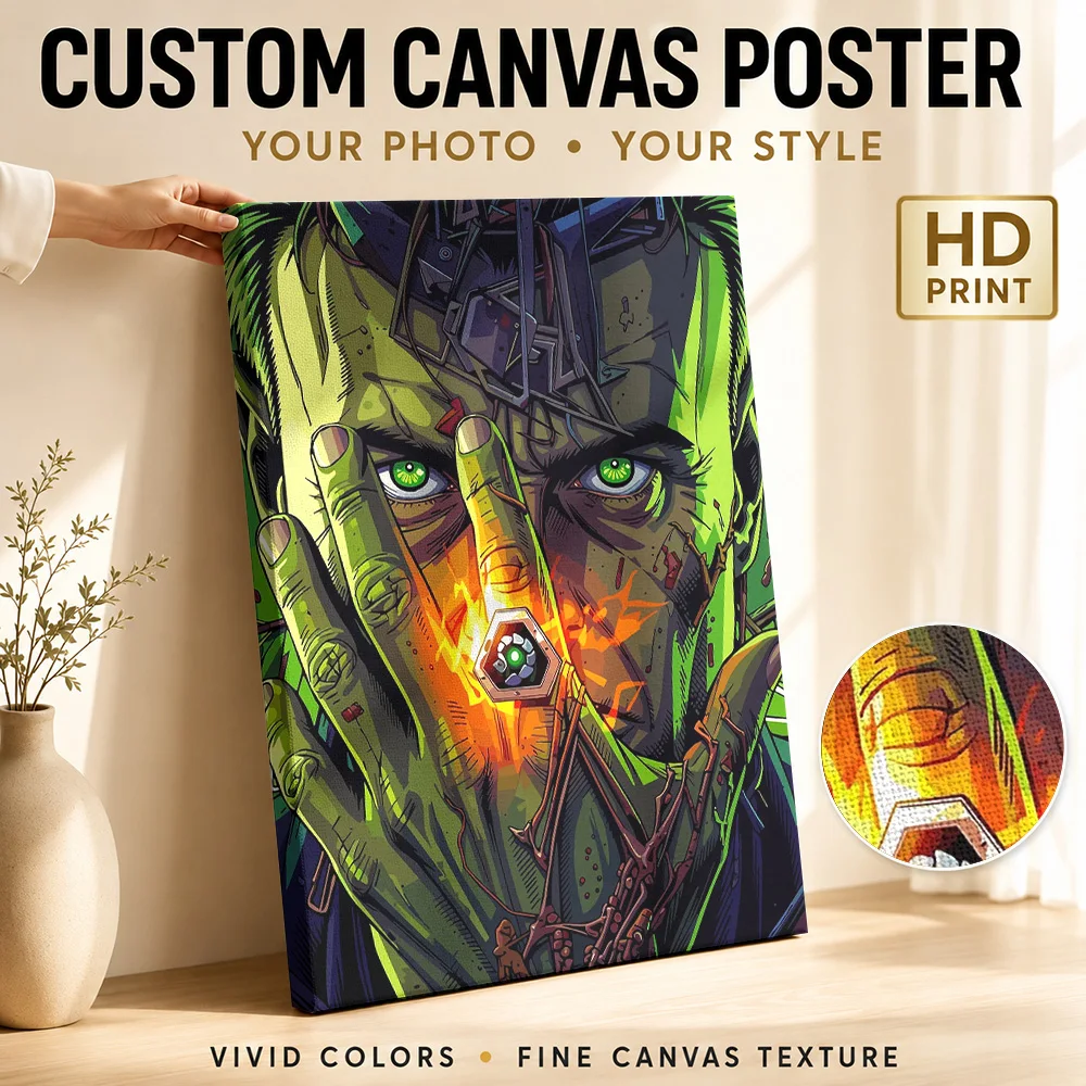 Command and conquer Canvas Painting Poster Customized Photo Gaming Anime Canvas Wall Art for Bedroom Decor Gift for Collectors