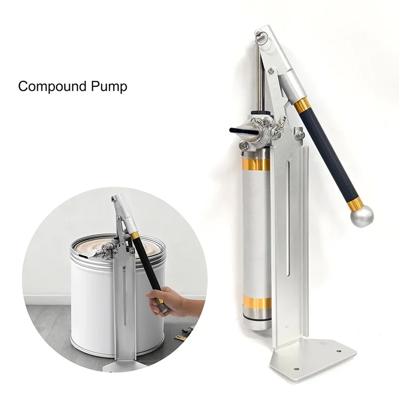Manual Feed Pump, Paint Pump, Stainless Steel Suction Device, Suitable for Indoor and Outdoor Environments