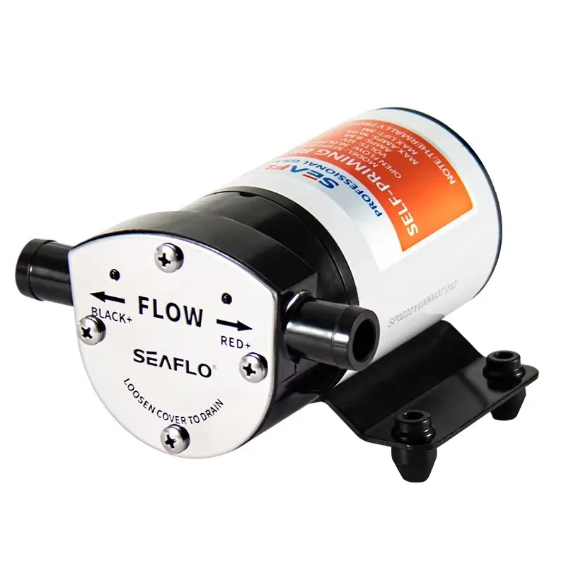 8GPM 30LPM Self Priming Bilge Pump Flexible Impeller 12V Automatic Drainage Marine Boat Yacht Water Circulation System