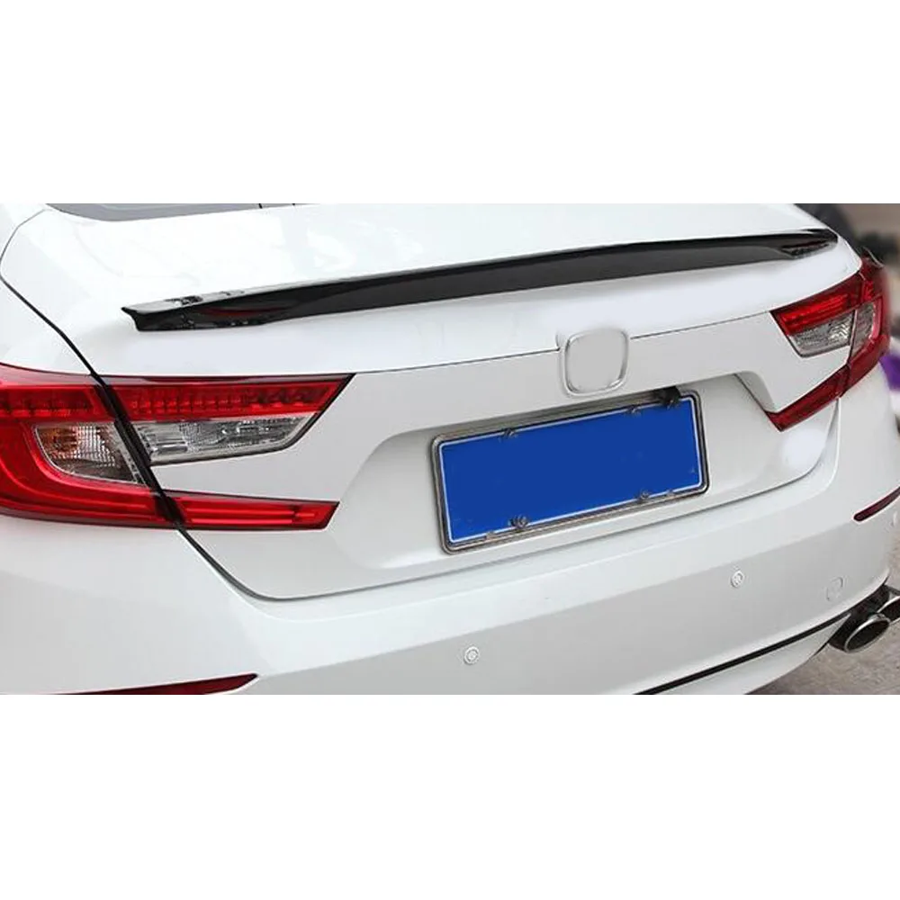 Car Body Rear Tail Spoiler Side Triangle Wing Window Bezel Trim For Honda Accord 10th 2018 2019 2020 2021 2022 2023 Decor Cover