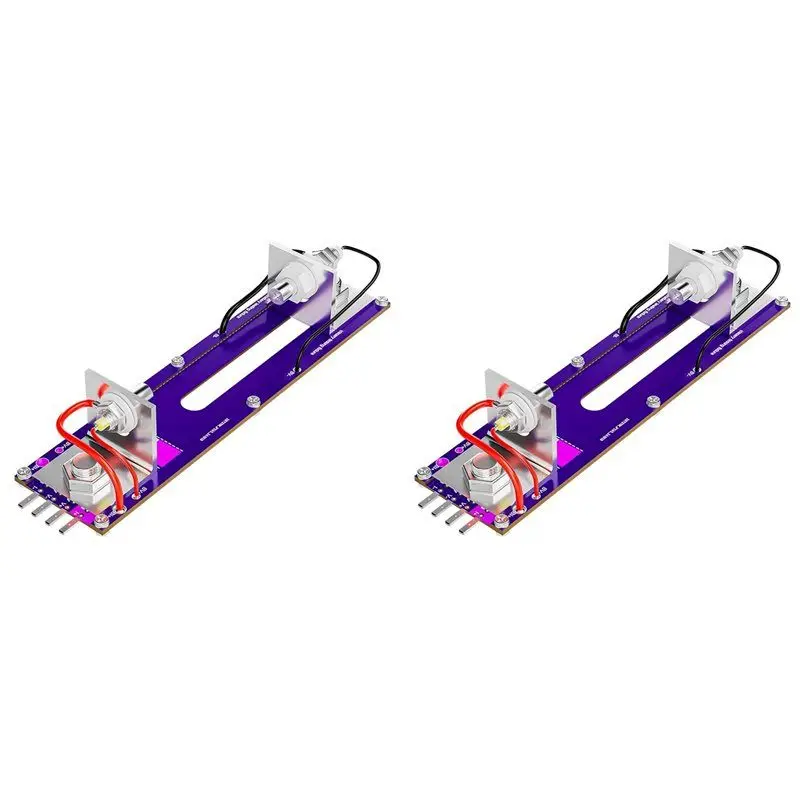 

【COMELY】2X New 20A 4-Wrie Battery Tests Stand 18650 Internal Resistance Capacity Tester Fixture Current Voltage Meter