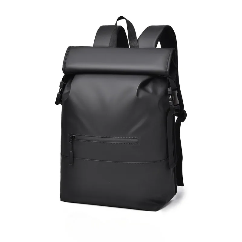 

Men's High Grade Business Backpack Large Capacity Roll Top Laptop Bag Fashion Commuter Travel School Bag