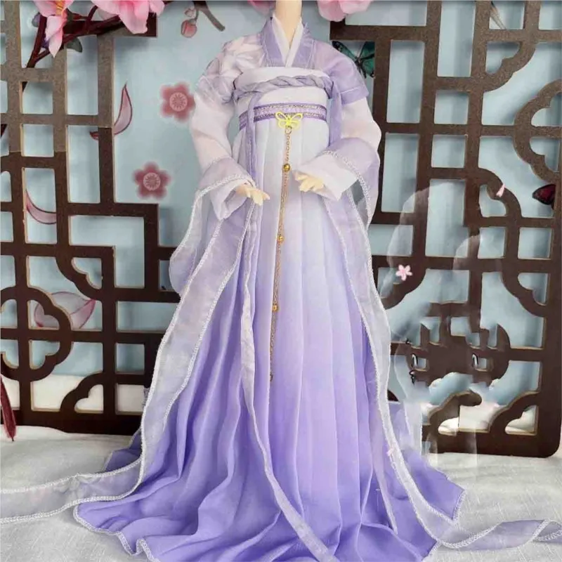 Kinder Einfache 30 cm Puppe Hanfu Kleidung Kinder Chinesischen Stil Alte Vintage Hanfu Kleidung Einfache Puppe Zubehör LI089