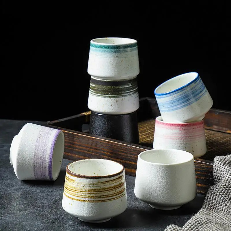 Ceramic Coffee Cup High Appearance Level Pour-over Coffee Sharing Cup Home High Temperature Resistance Simple Design Latte Mugs