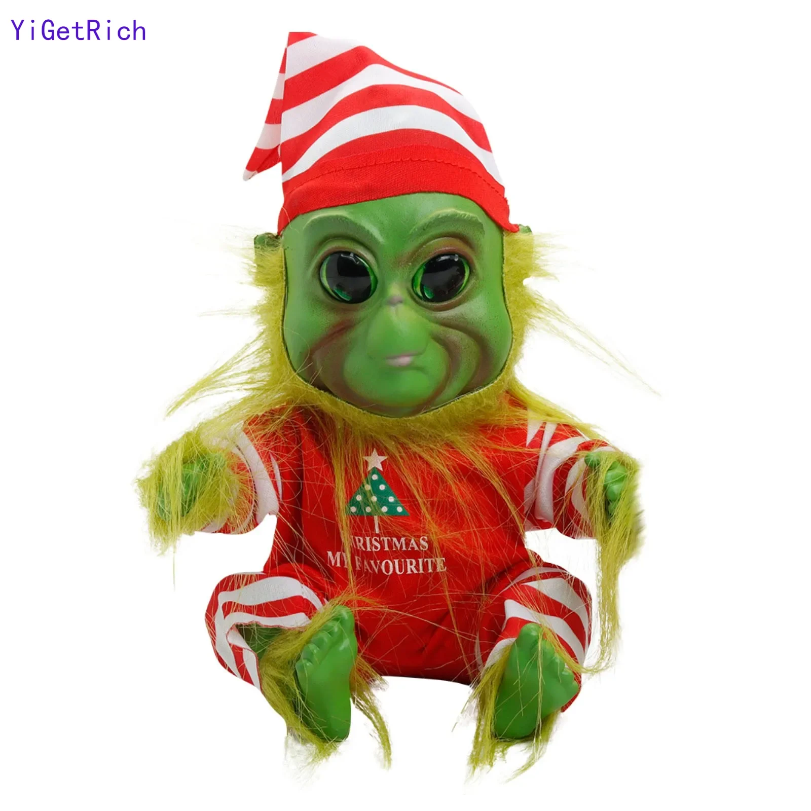 Creative  Plush Elf-Dolls Christmas Geek Dolls Christmas Gifts Green Geek Christmas Home Festival Decoration Ornament Gifts