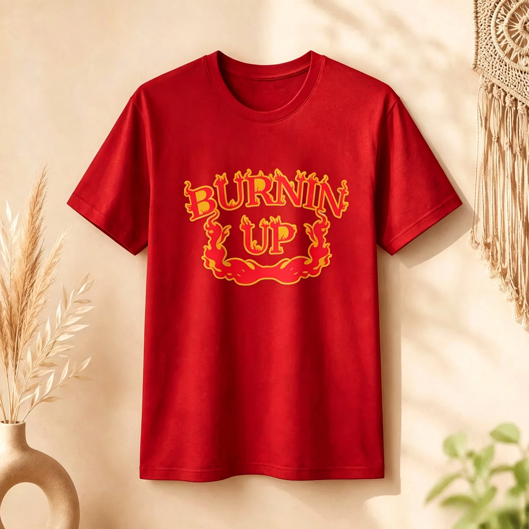 Jonas Brothers The Burning Up Tour T-Shirt Burnin Up Tee 2000er Pop Rock Fan Geschenk Hochwertige Y2K Streetwear für Männer und Frauen – Detail 8