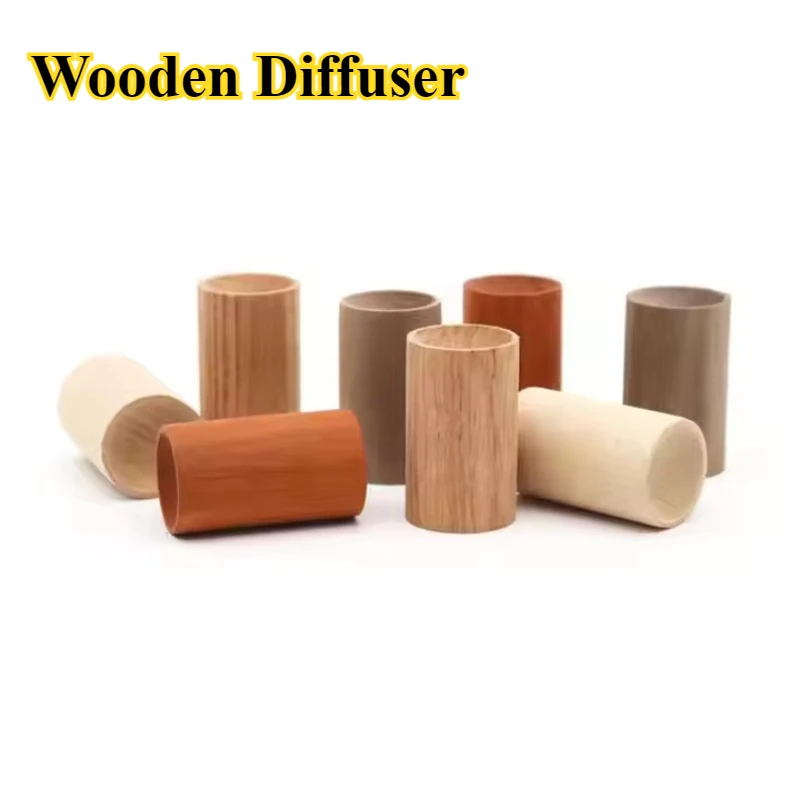 5PCS Wooden Essential Oil Aromatherapy Diffuser Wooden Diffuser Fragrance Diffused Wood Refreshing Sleep Aid for Home Fragrance