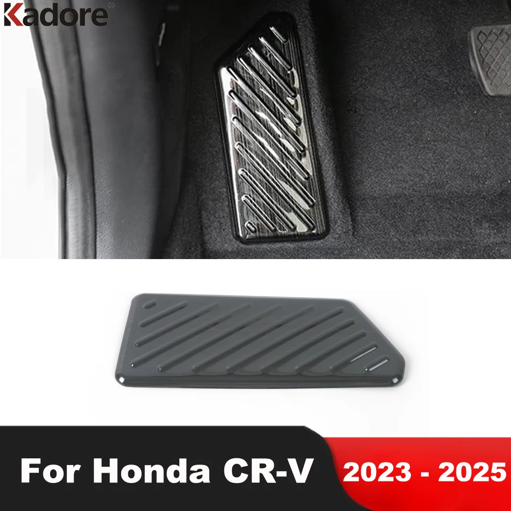 

Car Foot Rest Pedal Cover For Honda CRV CR-V 2023 2024 2025 Stainless Steel Footrest Protector Plate Guard Inteiror Accessories
