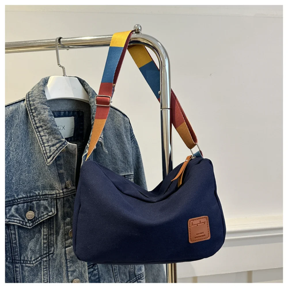 

Korean Bag Spacious Fashion Messenger Bag Large Capacity Tote Shopping Pouch Crossbody Bag Traveling Summer Outings Daily Use