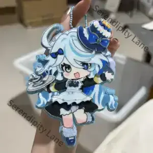 Genshin Impact Furina Cartoon Ambitus Cosplay Non-woven Fabric Pendant Q Version Personage Series Exquisite Individuality Pretty