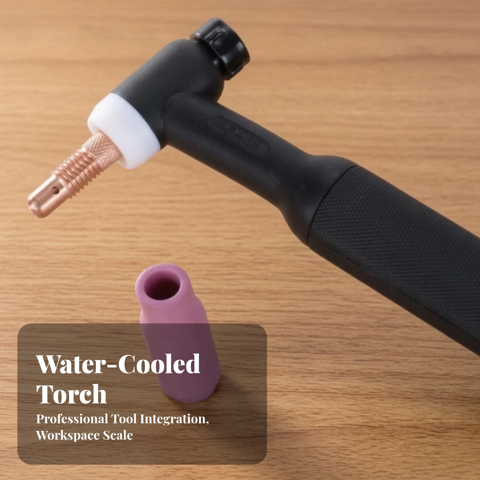 WP-18 Fusing Torch Quick-Connect Argon Gas-Shielded Fusing Torch Braided for Welders, Fabrication Shops, Repair Jobs