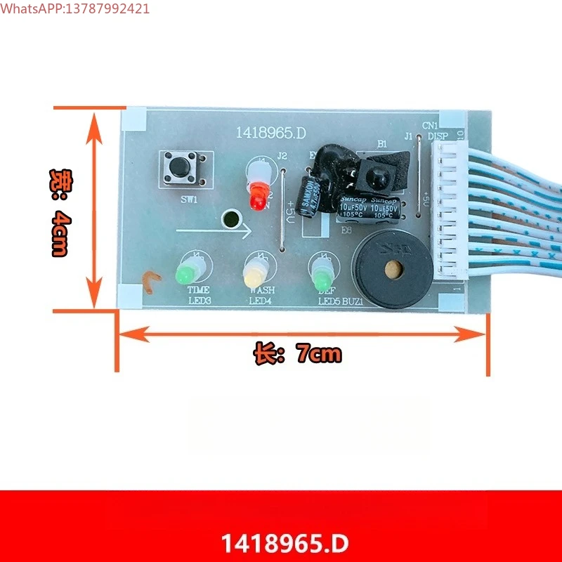 For Air Conditioner Remote Control Receiver Circuit Board Display Panel Temperature   1418965.D