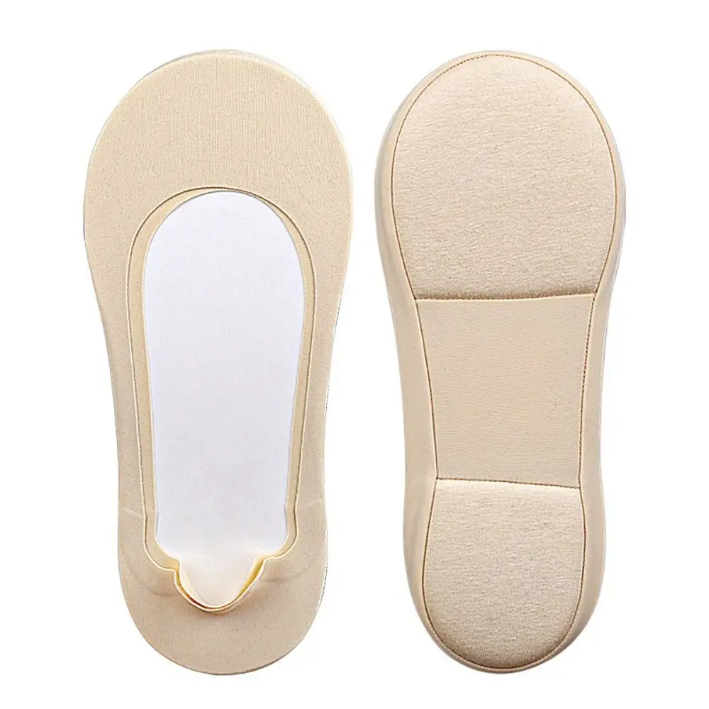 New Nylon Arch Socks Silicone Sponge Shallow Boat Socks Shock-absorbing Non-slip Low-top Socks