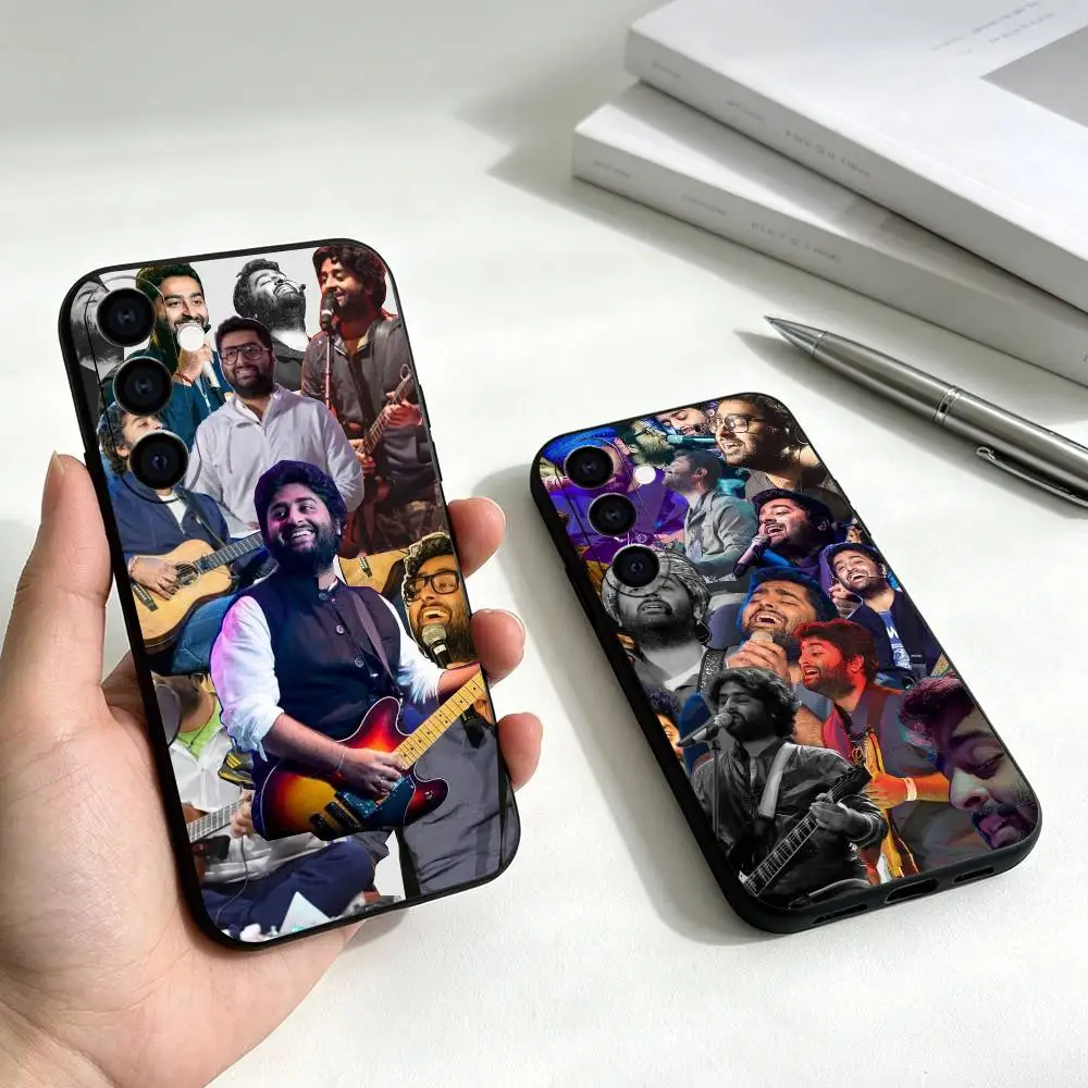 Young singer Arijit Singh Phone Case For Samsung Galaxy A73,A72,A71,A70,A53,A52,A51,Soft Silicone Black Cover Gift