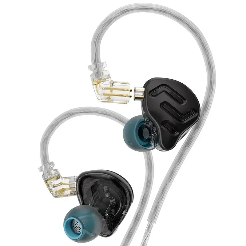 

ZNA ring iron earphones, moving iron HIFI in-ear earphones, wire-controlled with microphone, universal wired earphones