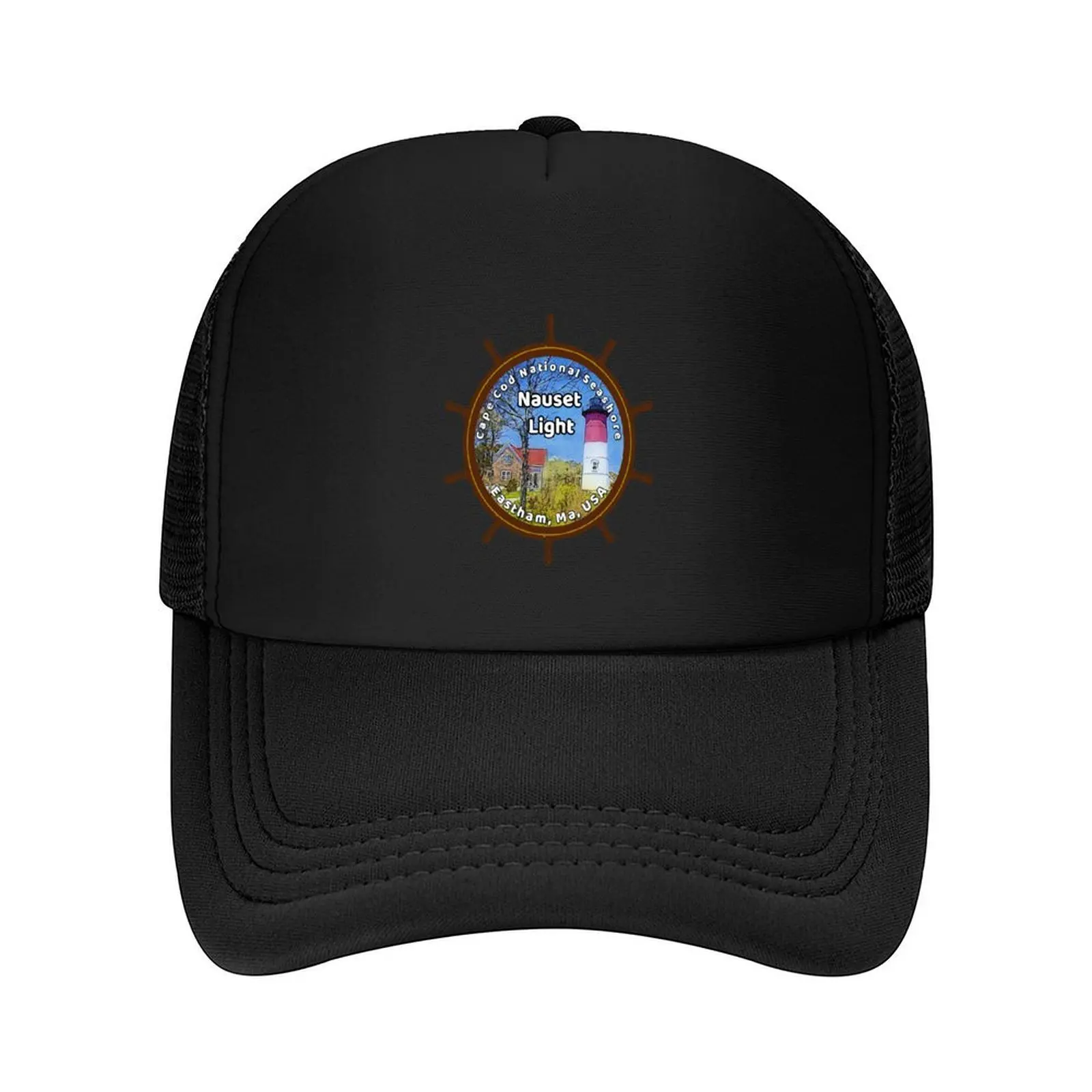 

Nauset Lighthouse Badge Baseball Cap Military Cap Man Brand Man cap sun caps designer For Women Men's