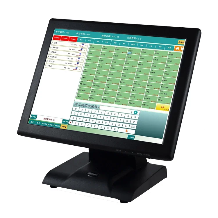 android pc pos system terminal payment 15 inch computer lcd tft touchscreen  waterproof 1024*768