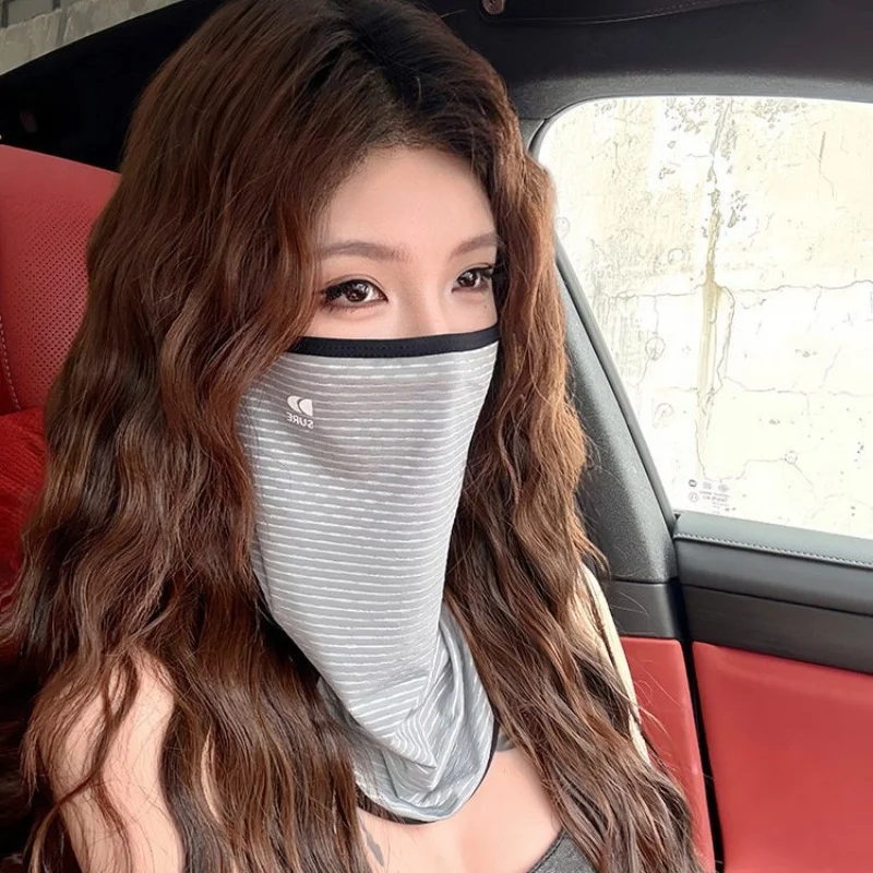 Women's Full Face Sunscreen Mask UV Protection New Summer Design Versatile Fashionable Veil for Outdoor Activities