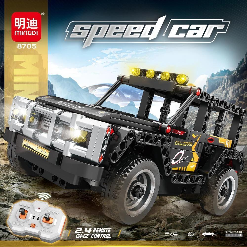Blocs de construction de voiture de Sport technique, célèbre course, modèle de voiture télécommandée, briques, jouet éducatif, cadeau d'anniversaire pour garçon et enfant