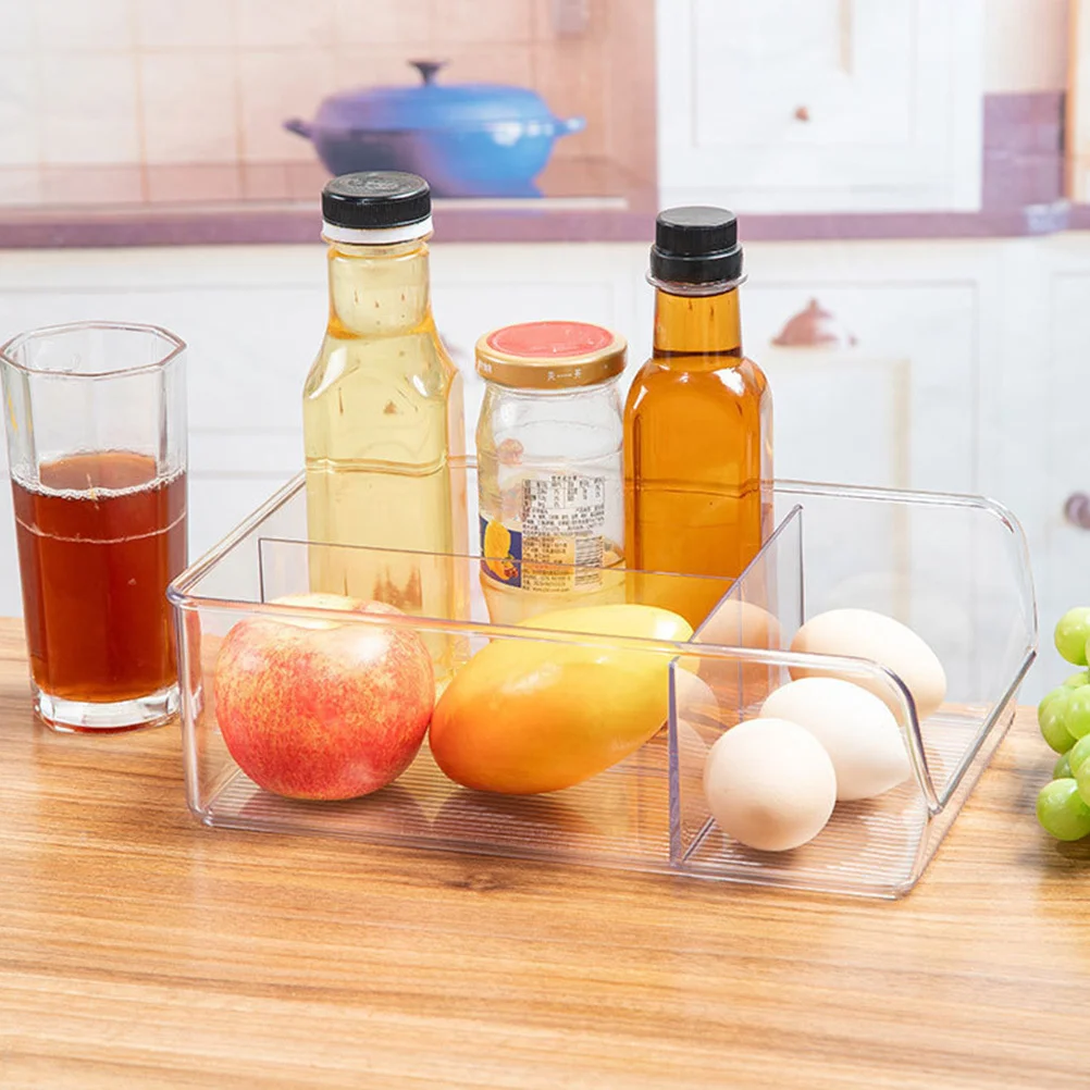 

1Pcs Makeup Storage Box Transparent Plastic Multi-Slot Organizer Desk Storage Holder Durable Scratch Resistant