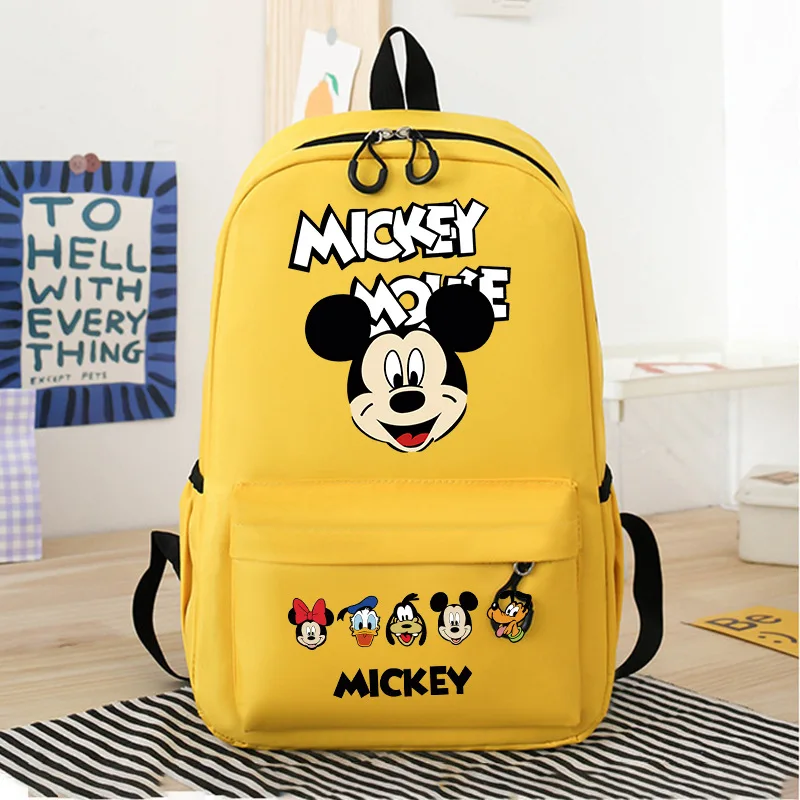 

Disney Mickey's new cartoon academy children's schoolbag student candy color large capacity Minnie backpack