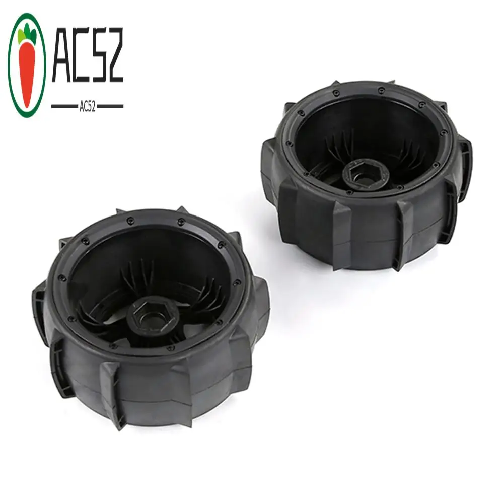 

AC52-New 2Pcs Upgrade Rear Sand Paddles Desert Wheels Tires For 1/5 HPI ROVAN ROFUN KM BAJA 5B Rc Car Parts