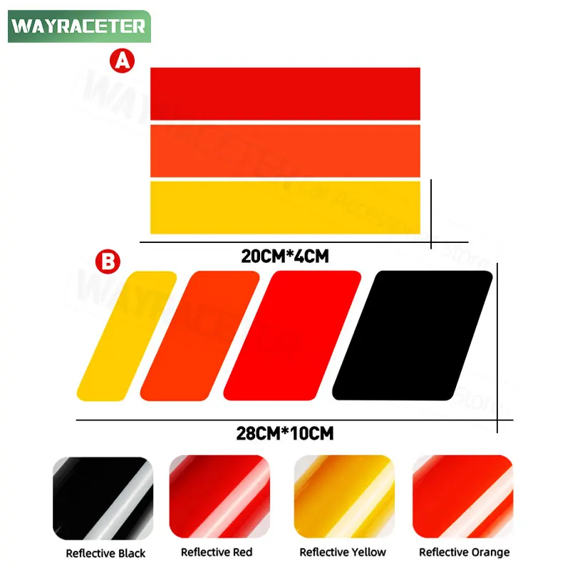1 Pc Classic Retro Color Stripes Sticker For Toyota TRD Land Cruiser Prado FJ 4Runner Tacoma Tundra Hilux LC70 LC80 LC76 RAV4
