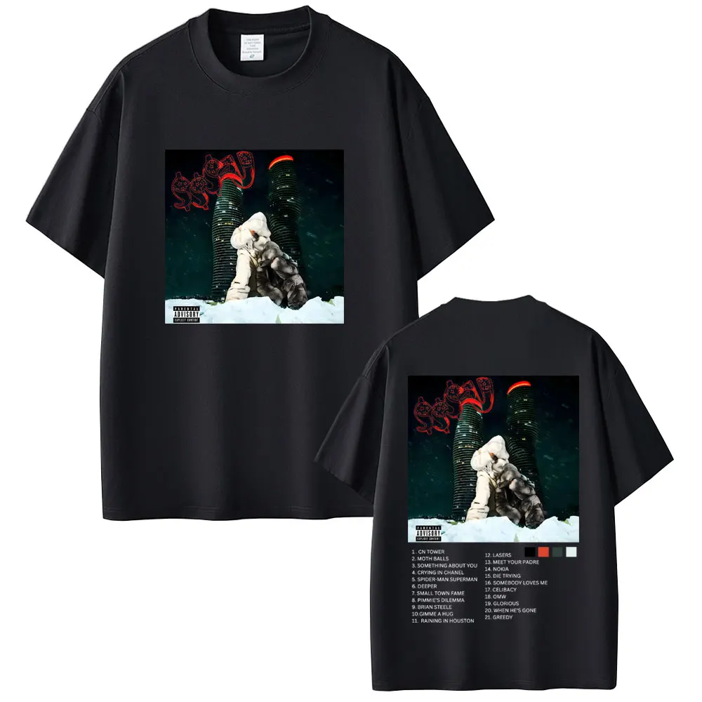 

Rapper Drake with Partynextdoor SSS4U Some Sexy Songs 4 U Album Cover Graphic T Shirts Men Women Hip Hop Fashion Trend T-shirts