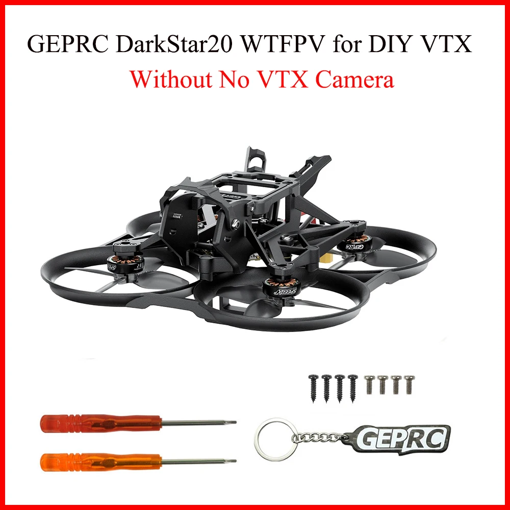

GEPRC DarkStar20 2 Inch FPV Drone WTFPV Cinewhoop Quadcopter Without Camera/VTX for DIY Accessories Contains Motor Chip Prop